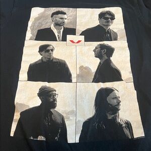Maroon 5 2021 Tour Graphic TShirt Black Estimated Size Small *Flaw